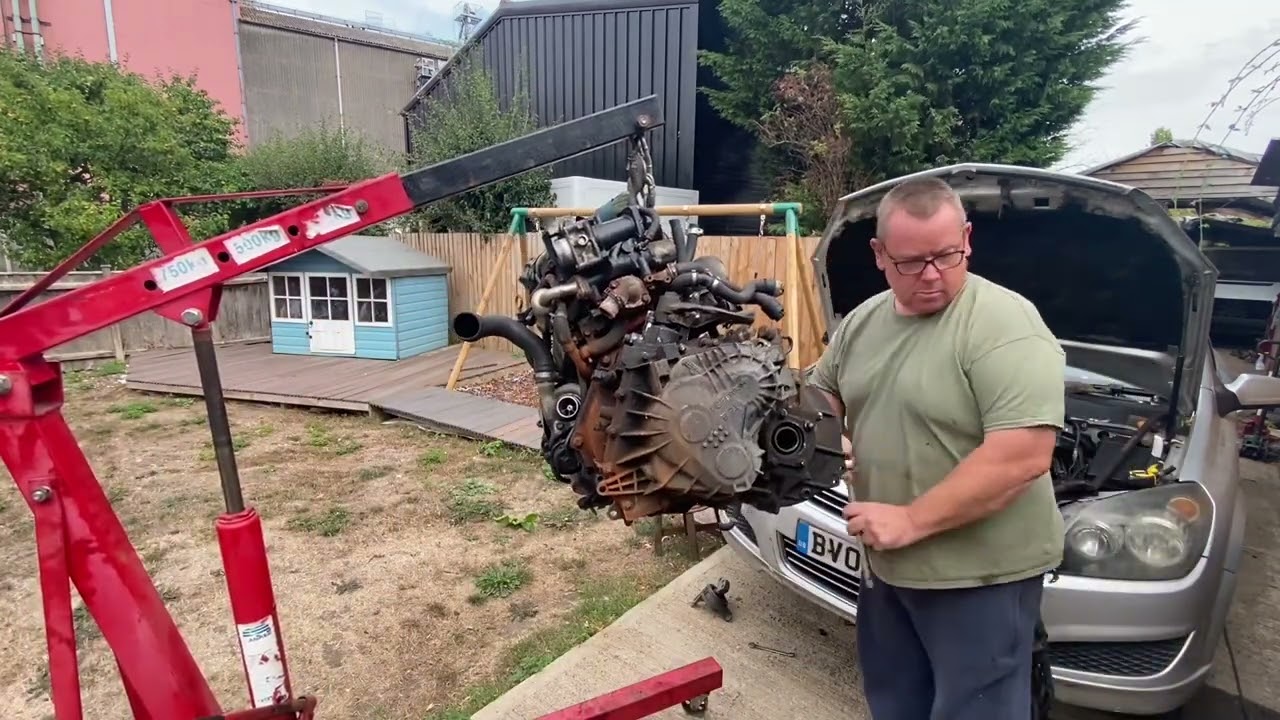 Astra van engine change, from boiled to repaired (part 1)