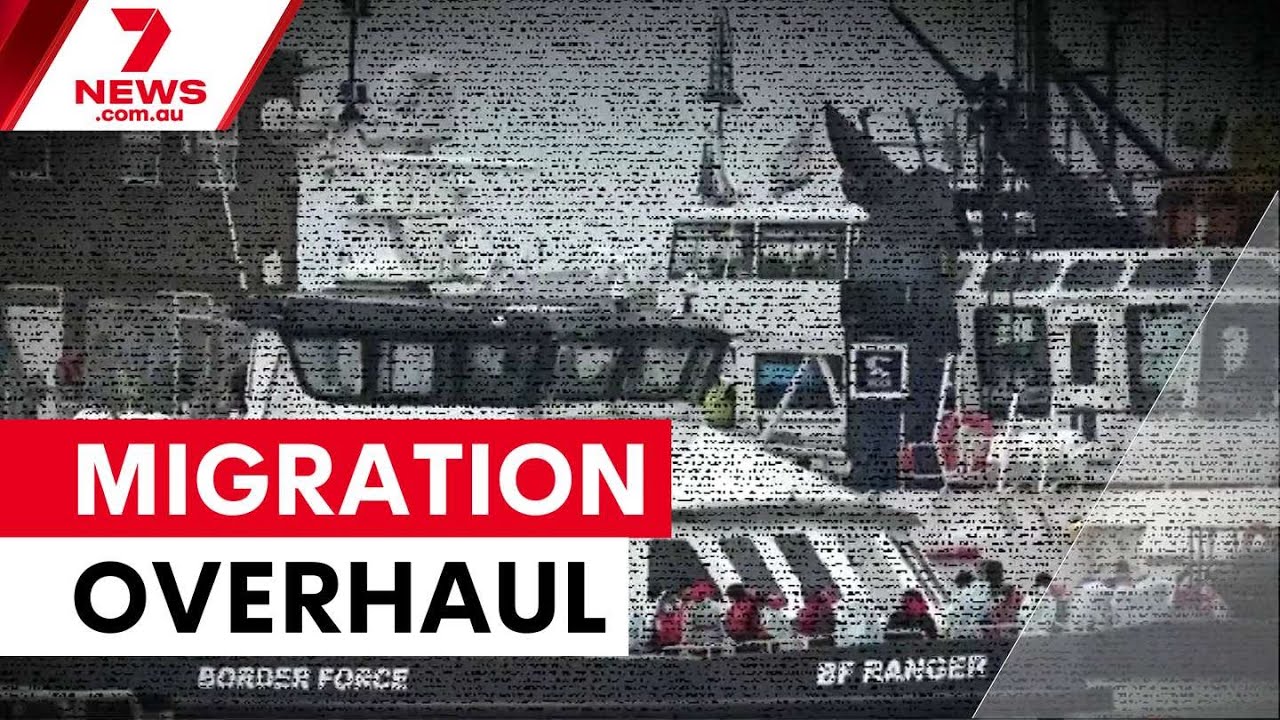 Britain slashes refugee status duration amid migration crisis | 7NEWS