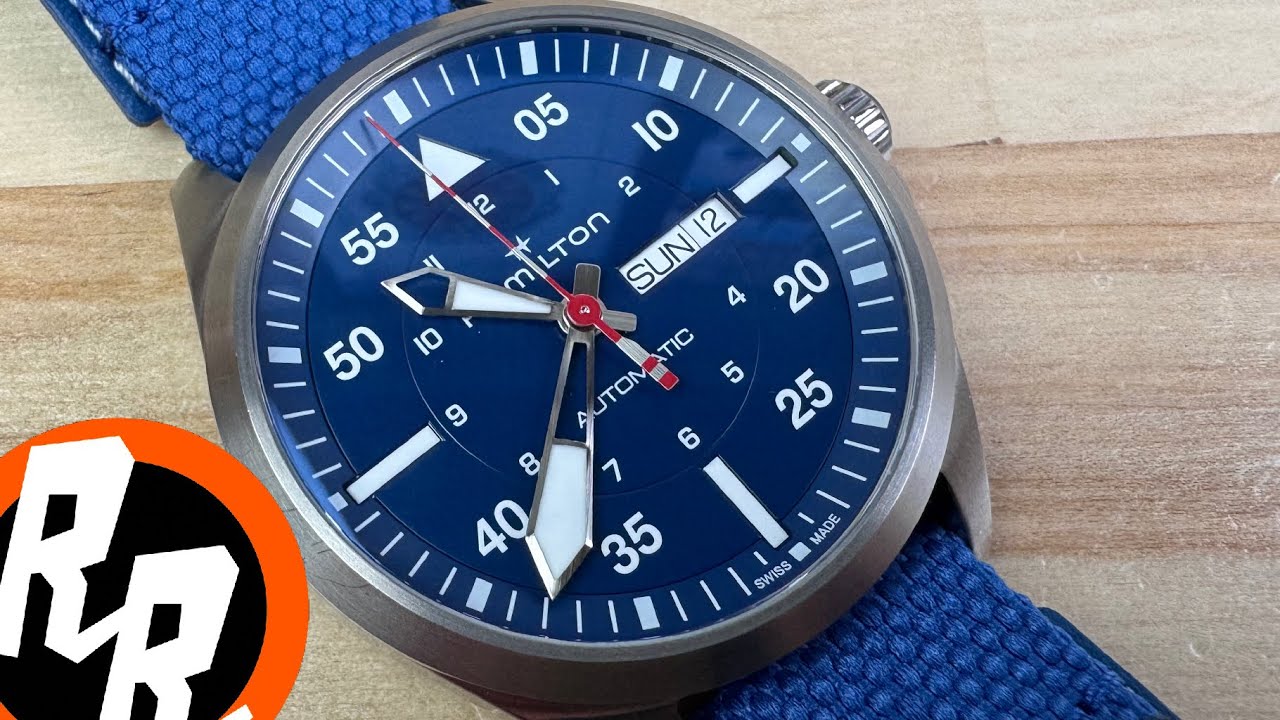 Hamilton Khaki Aviation Pilot Air Glaciers Titanium (Saltzmans Watches)
