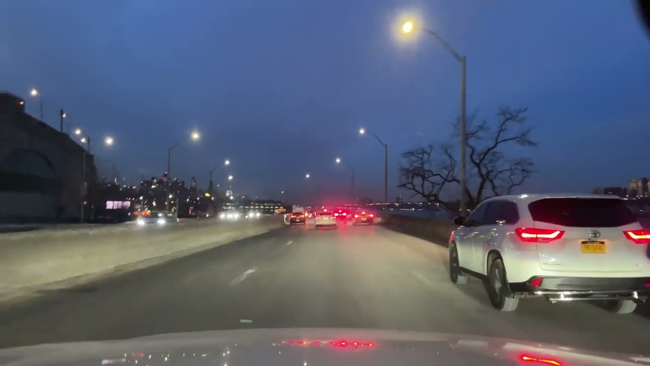 WWG 4K Drive🌅: Bronx, Gun Hill / Manhattan, Harlem - Henry Hudson Pkwy @ dawn pt2of2 2026-02-6
