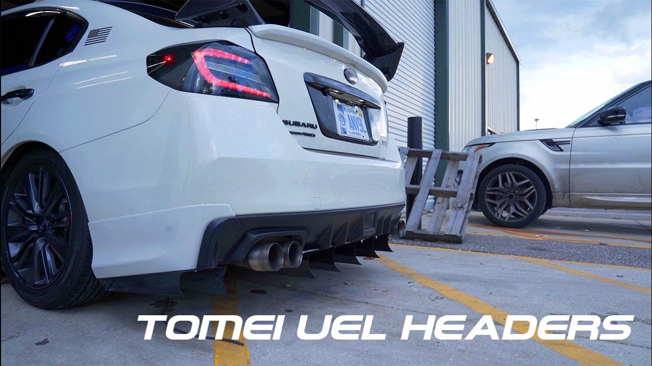 2015 Subaru WRX with Tomei UEL Header sound test | 2 different exhaust test | Cinematic video