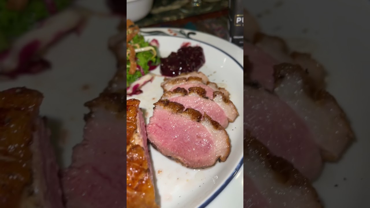 Melt in your mouth duck breast..