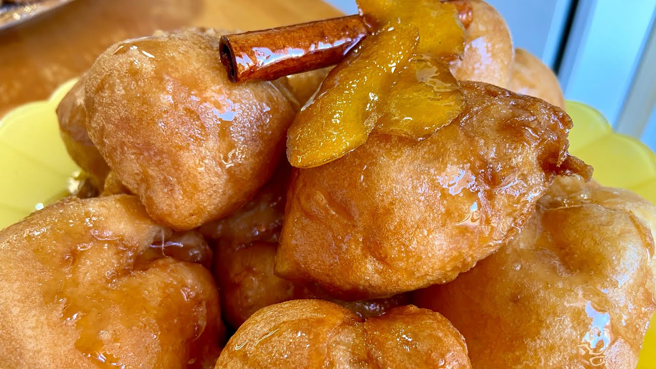 Sonhos originais (com calda/açúcar e canela), receita portuguesa!