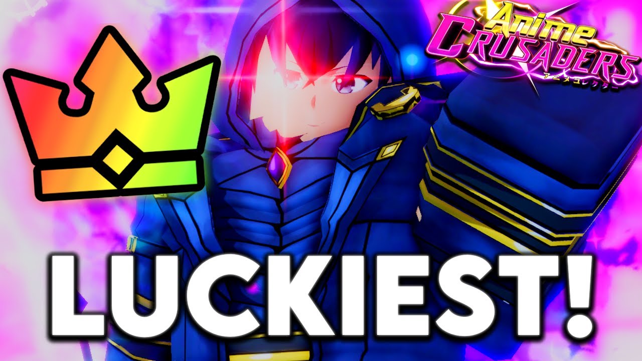Getting LIMITED Shadow Atomic Crusader 0.1% In Anime Crusaders!