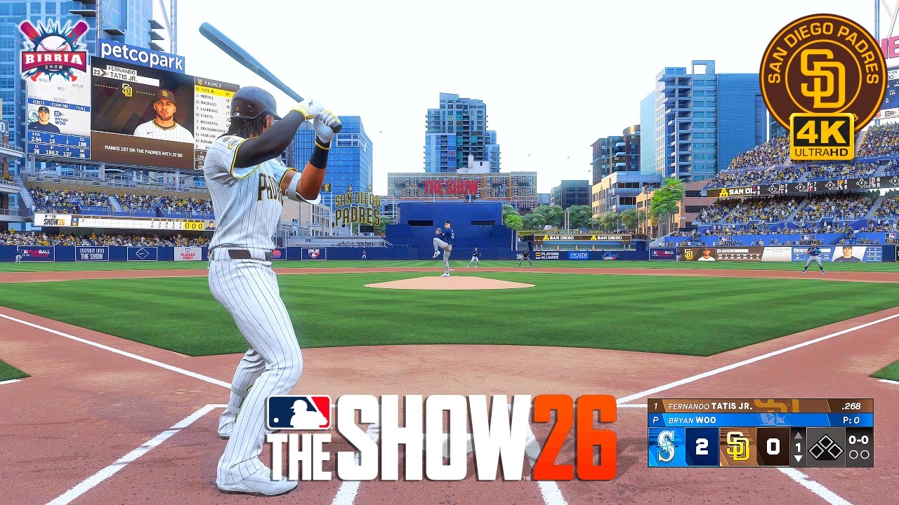 MLB The Show 26 San Diego PADRES vs Seattle MARINERS | FIRST GAMEPLAY | PS5 4K 60fps