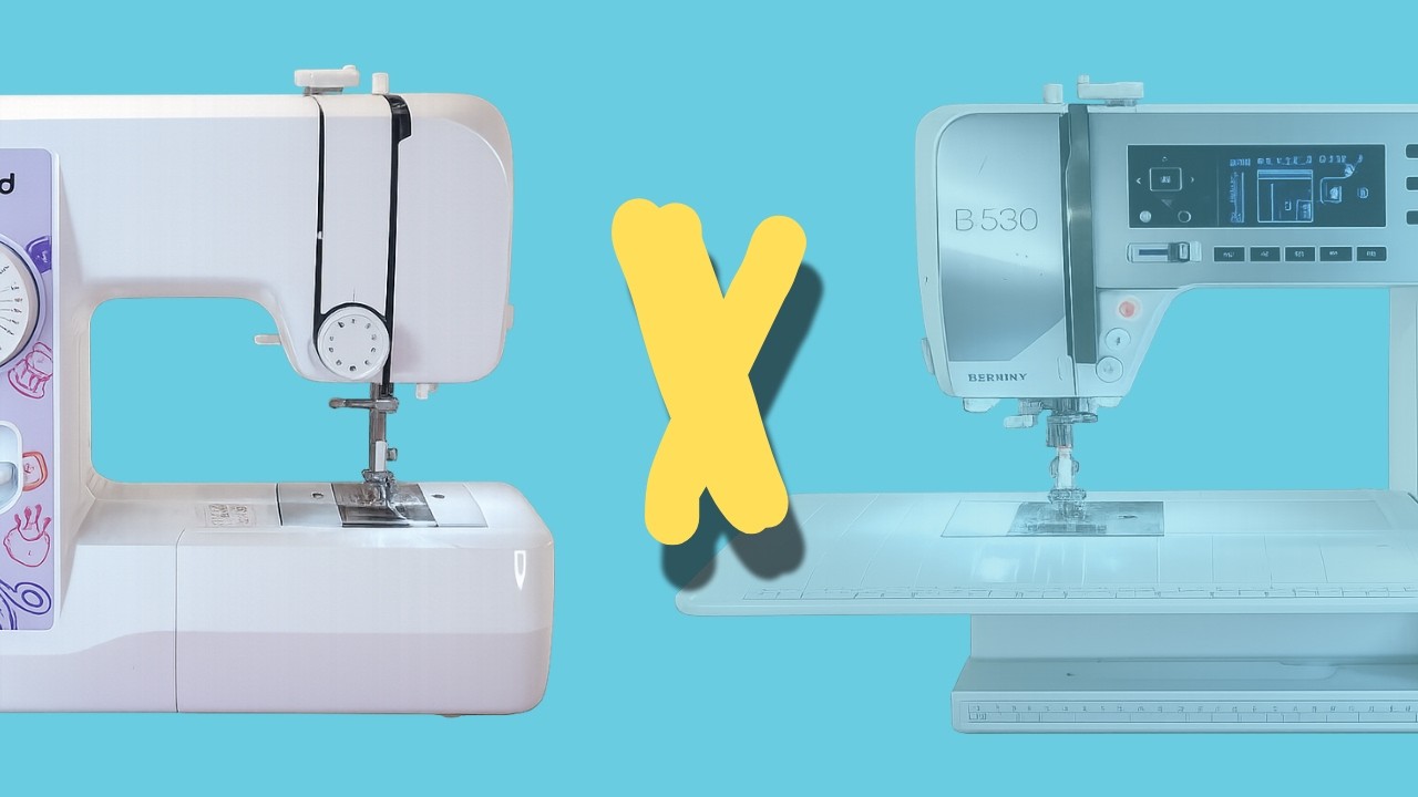 Bernina kaputt – ich nähe mit einer Kindernähmaschine 😅