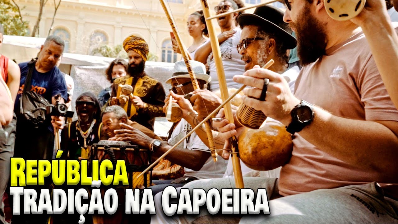 #capoeirarepublica Roda de Capoeira Tradicional na Praça da República 31 Agosto 2025 #capoeiraviva