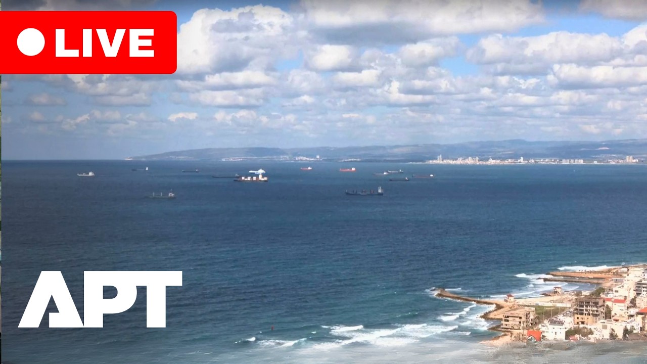 LIVE | View from Haifa Port as USS Gerald R. Ford Approaches Israeli Shore | APT