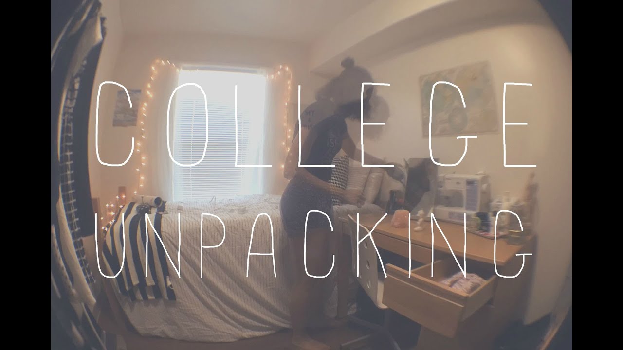 College Unpacking Time-lapse