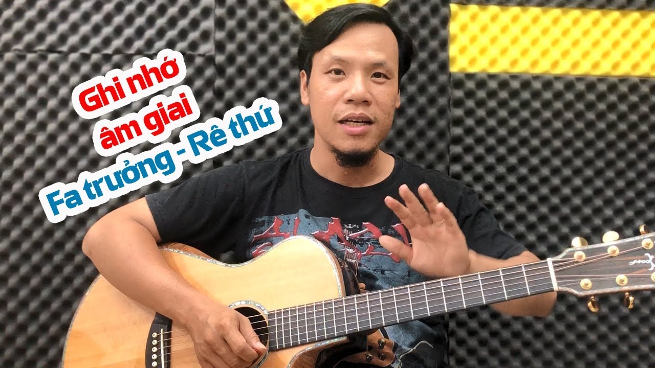 Ghi nhớ vị trí tất cả các nốt thuộc âm giai F - Dm trên đàn guitar | Guitar4Freedom