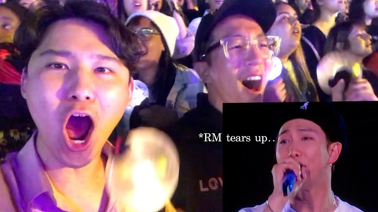 KOREANS FIRST BTS CONCERT IN AMERICA! [LA ROSE BOWL / SPEAK YOURSELF TOUR]