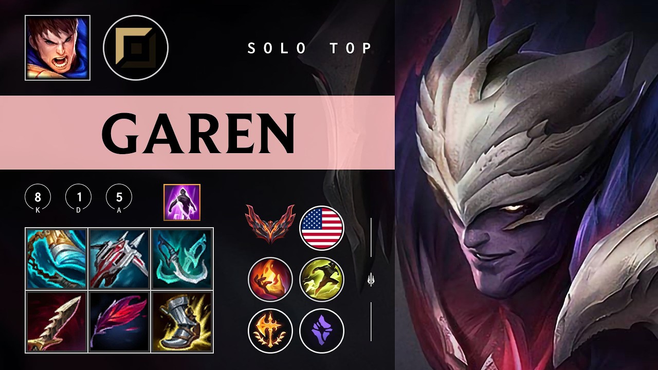Garen Top vs Yorick - NA Grandmaster Patch 26.03