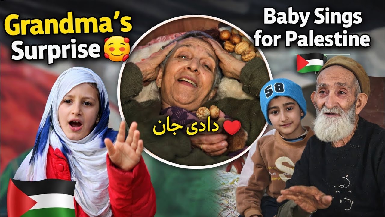 Grandmother’s Surprise 🥰 | Baby Sings for Palestine 🇵🇸 | Neelum Valley Family | ShowBoo 
