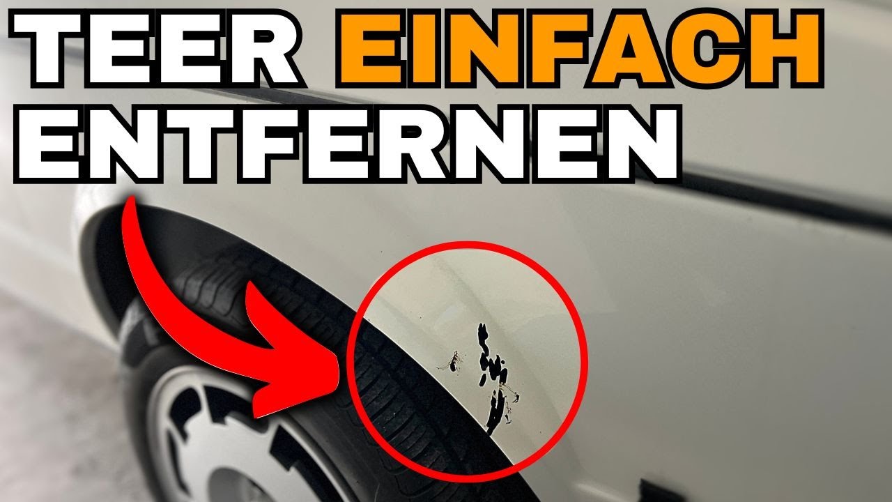 Teer & Bitumen vom Auto-Lack entfernen – schnell, einfach & günstig!