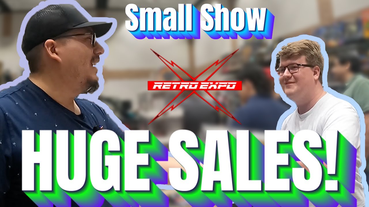 Small Show... HUGE SALES!!! | Video Game Vendor POV | Retro Expo 2025 | Pokemon TCG Vendor