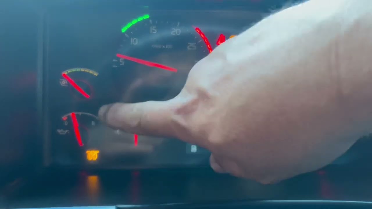 Pressão do Óleo de Motor Volvo D13 dentro da normalidade. Xicão 🚚👆🏻