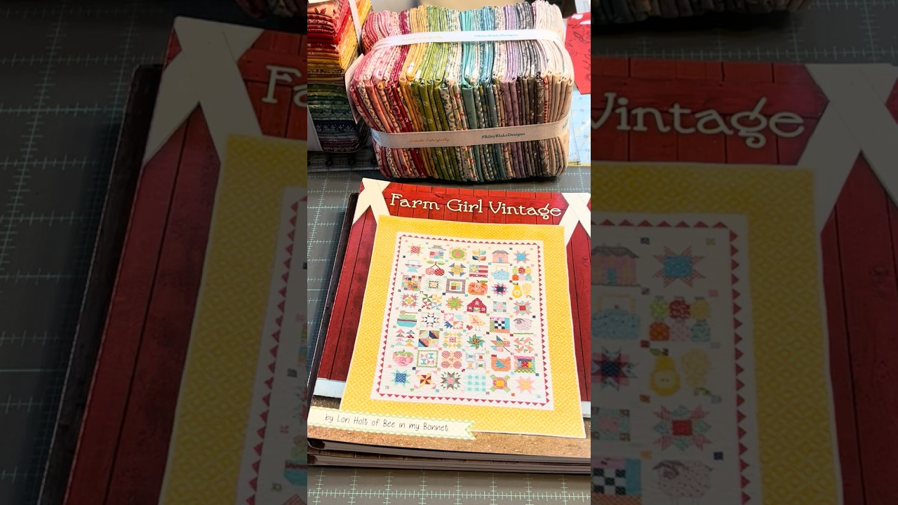 Are you joining in Lori Holt’s sew along Farm Fresh? Here’s my fabric pull. 