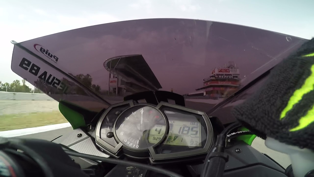 CIRCUIT DE CATALUNYA (MONTMELÓ) ON BOARD ZX6R