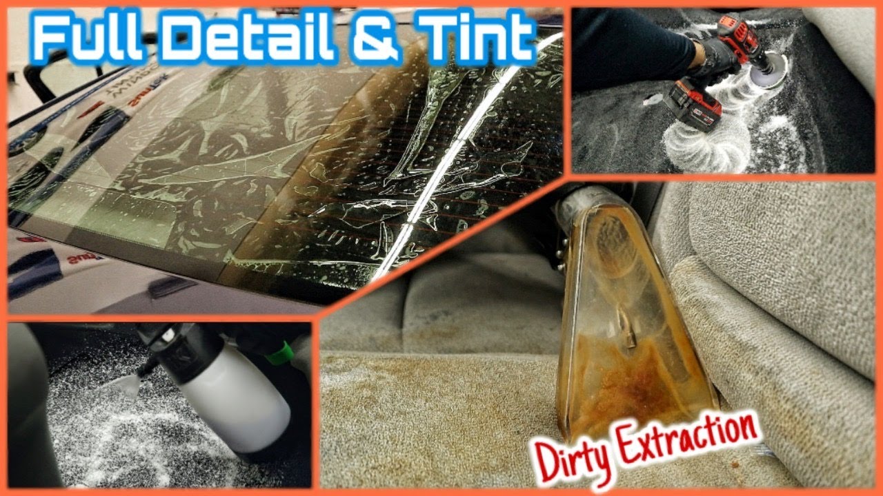 FILTHY FULL DETAIL & TINT 〡 DIRTY EXTRACTION  DETAIL on Honda Accord