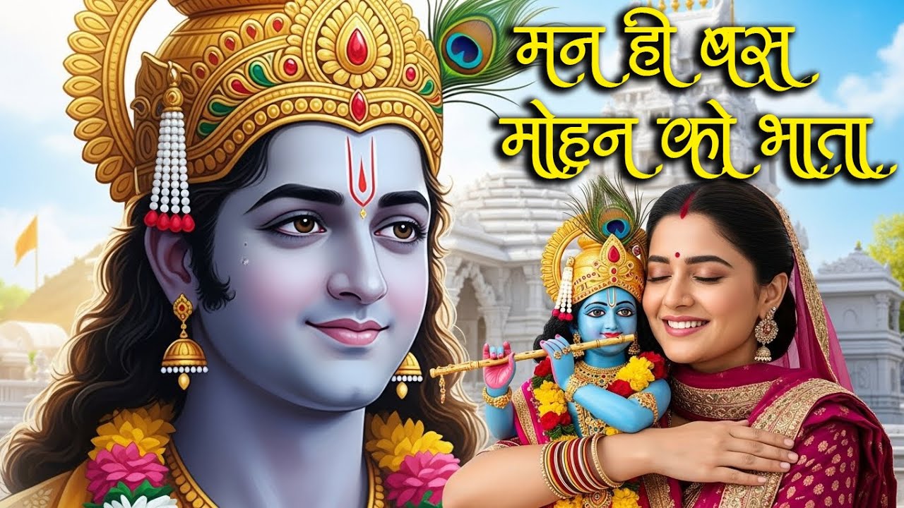 मन ही बस मोहन को भाता | Krishna Bhajan | Kanha Bhakti Song - Krishna bhakti