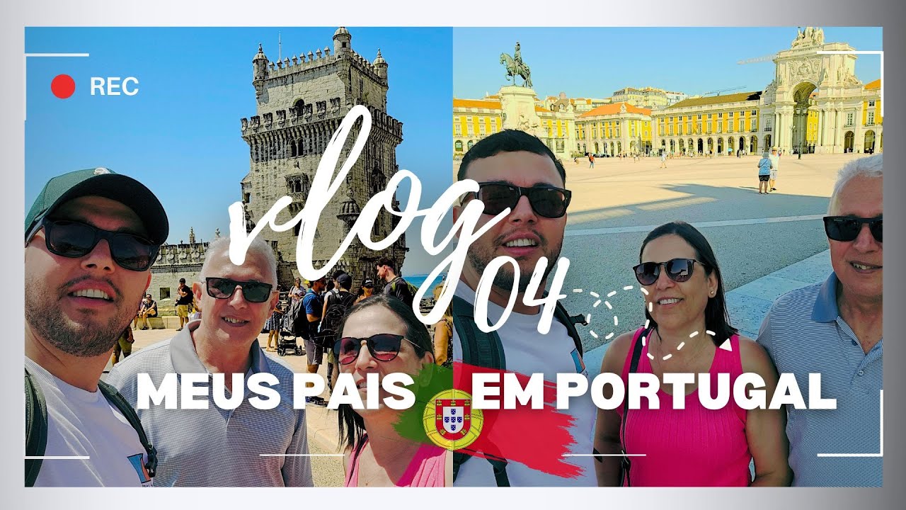 A Primeira Viagem Internacional dos Meus Pais! | VLOG 04 em PORTUGAL 🇧🇷✈️🇵🇹 2024