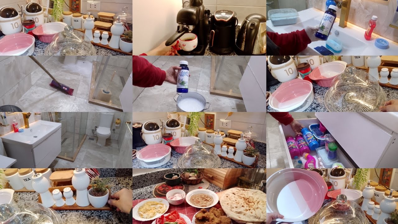 مشتريات جديدة للمطبخ لاستقبال رمضان/الجزء الثاني من مشتريات رمضان🌙2026/تنظيف💦الحمام الكبير