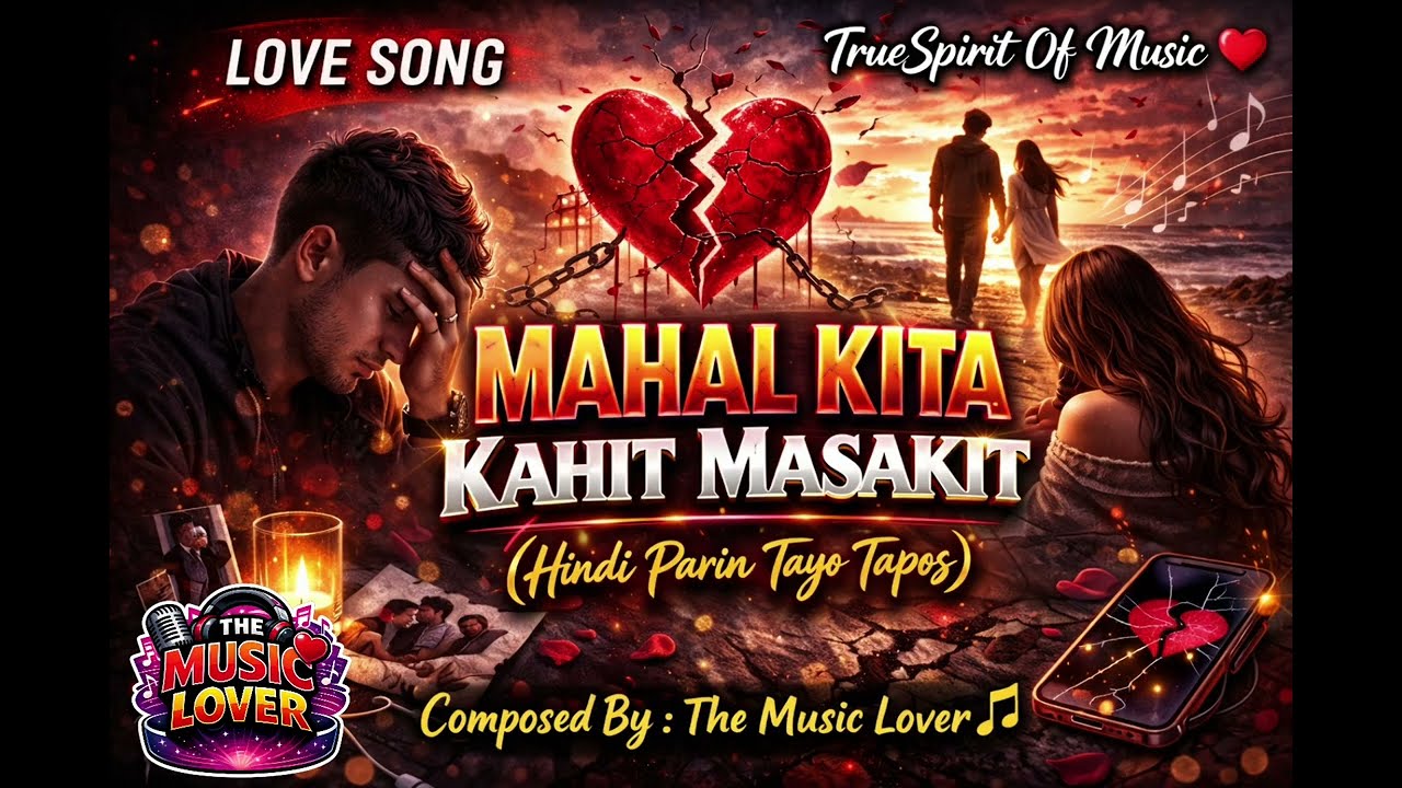 MAHAL PARIN KITA KAHIT MASAKIT (LYRICS) Napaka sakit nito Grabee | Composed By: The Music Lover 🎶 