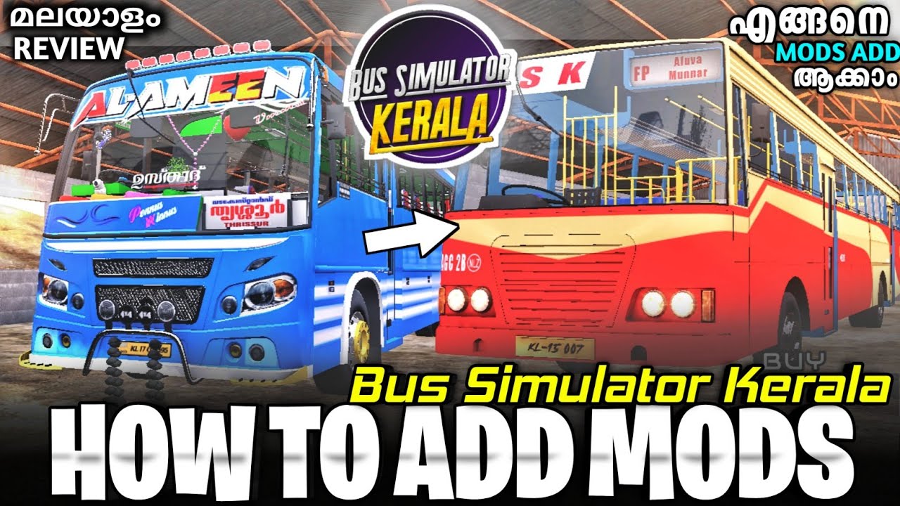 How to Add Mods in Bus Simulator KERALA | എങ്ങനെ mods add/install ചെയ്യാം.? | #keralabussimulator