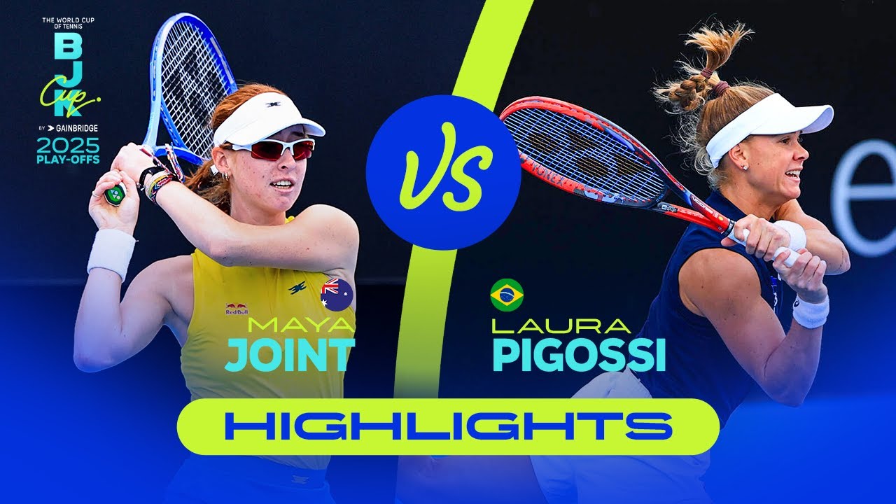 Maya Joint (AUS) vs Laura Pigossi (BRA) | 2025 Billie Jean King Cup Play-offs | Match Highlights