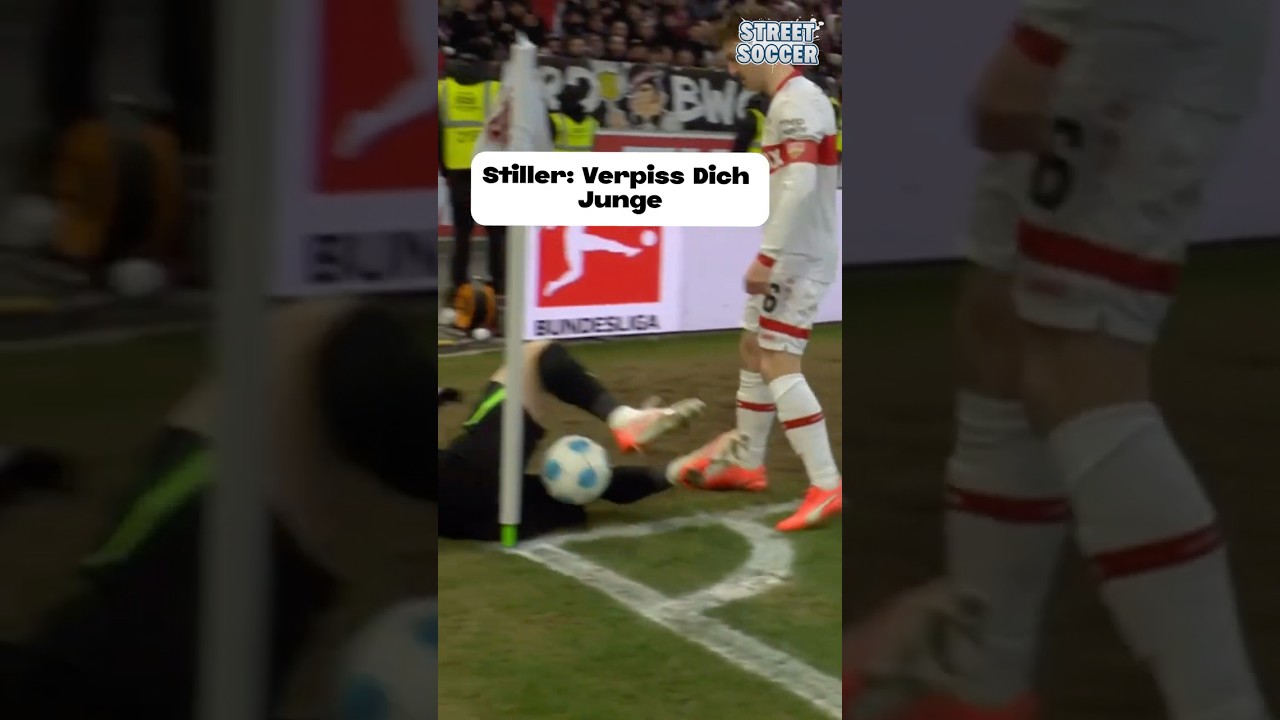 Stiller hat keine Nerven f&uuml;r Wolfsburger Faxen VfB Stuttgart - VfL Wolfsburg #bundesliga