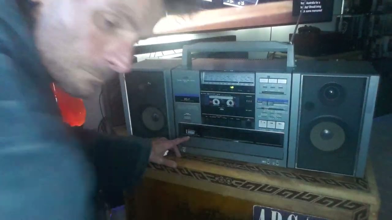 JVC DC-7 BOOMBOX fully restored, finished
