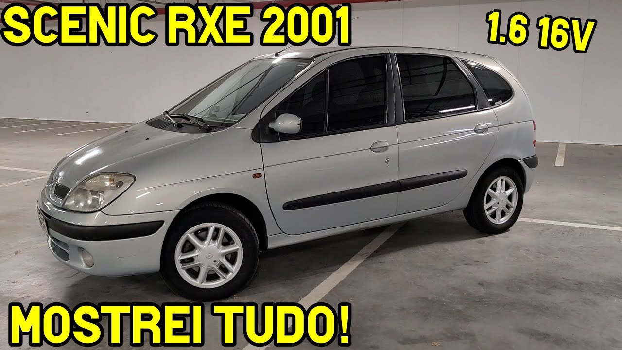 SCENIC RXE 2001 EM DETALHES! - MUITA COISA BOA QUE NÃO TEM NOS CARROS DE HOJE!!