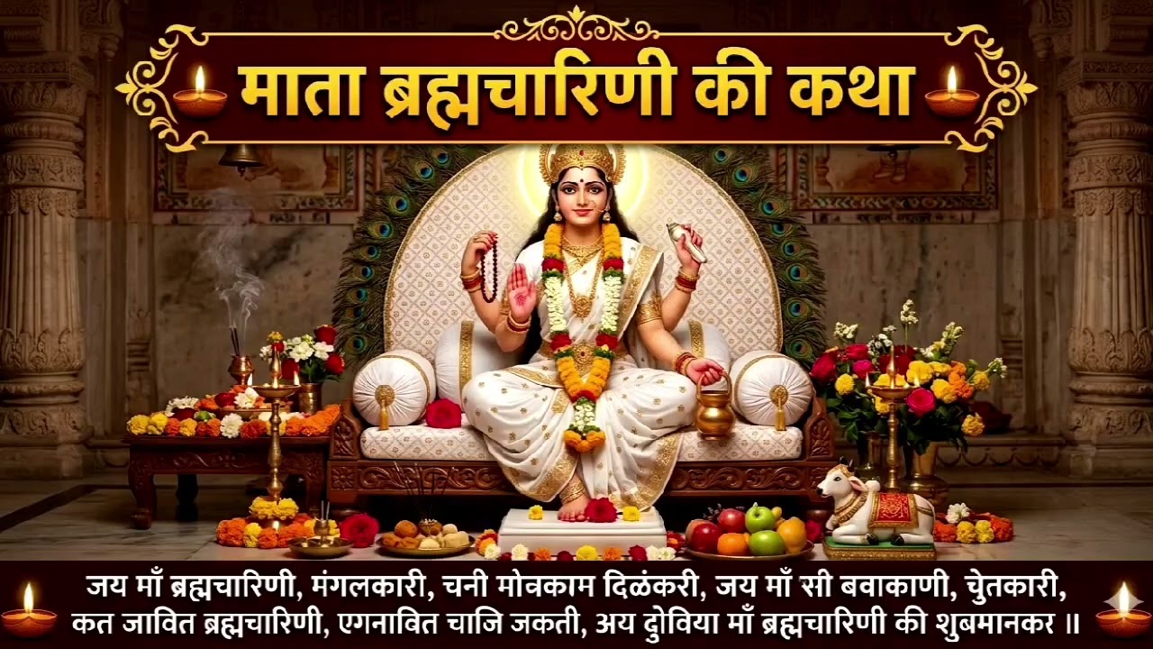 माता ब्रह्मचारिणी की कथा | Navratri Day 2 Story | ब्रह्मचारिणी माता की महिमा 🙏