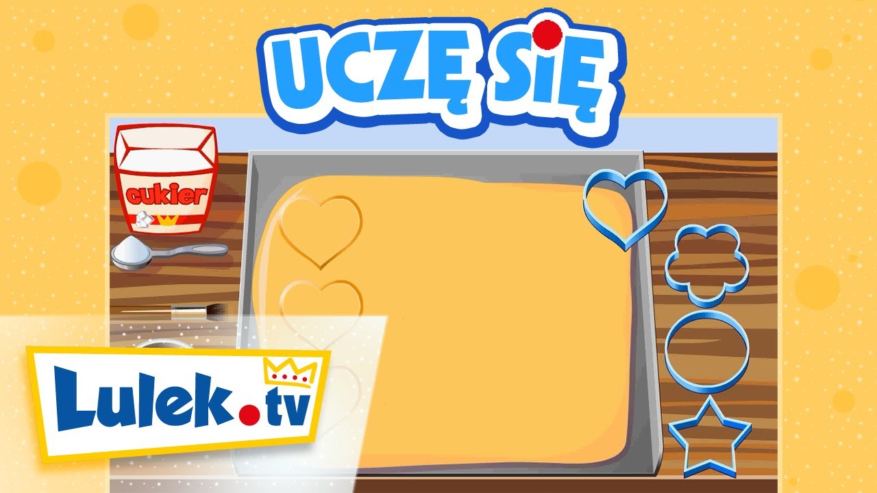 Gotowanie z Lulkiem i R&oacute;zią - Ciasteczka - Film edukacyjny dla dzieci - Lulek.tv