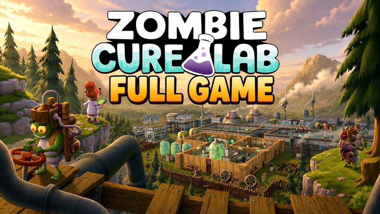 Zombie Cure Lab Full Game Walkthrough Longplay