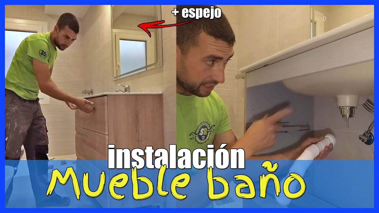 ✅ COMO INSTALAR un MUEBLE DE BAÑO y ESPEJO | Detalles para instalación suspendido