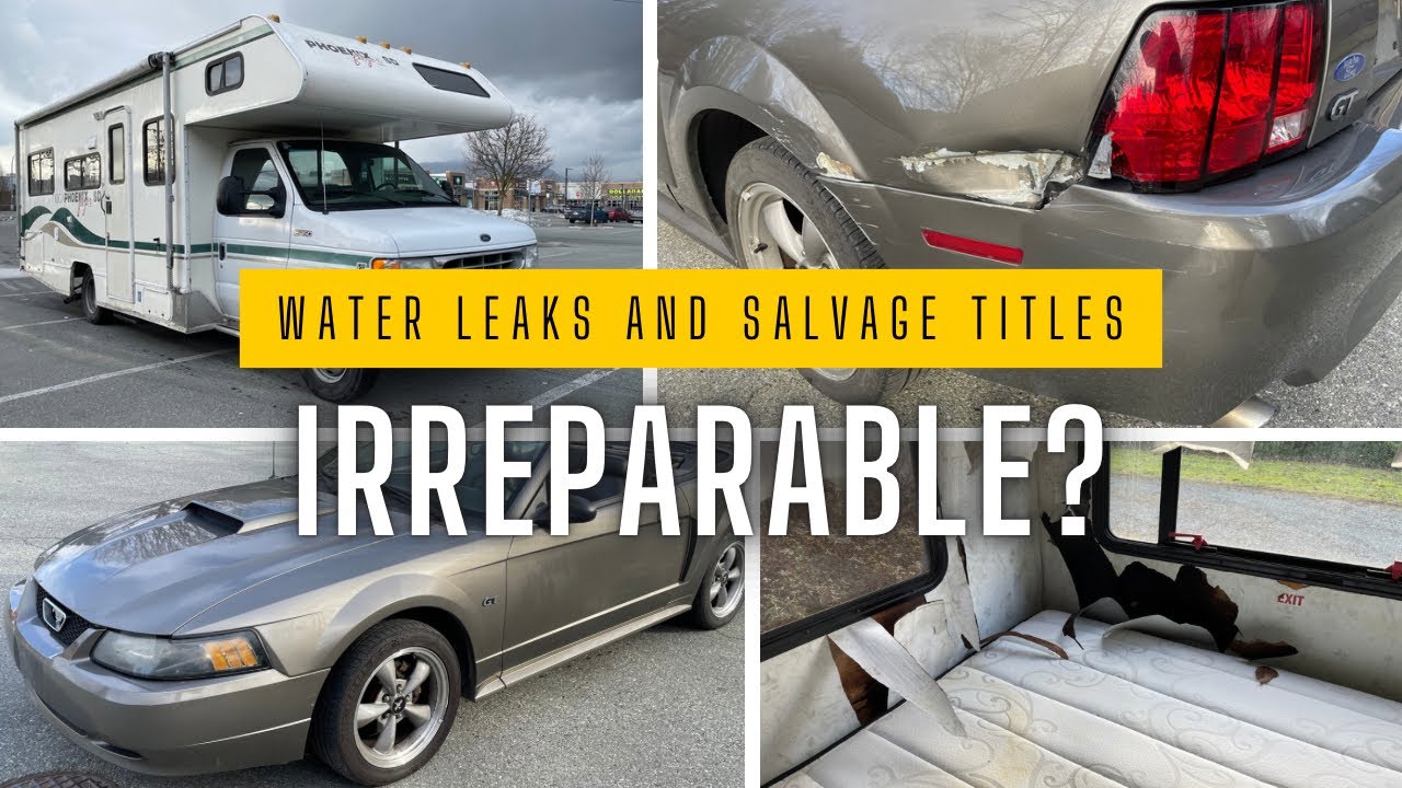 A leaking RV and a salvage Mustang. What can go wrong?