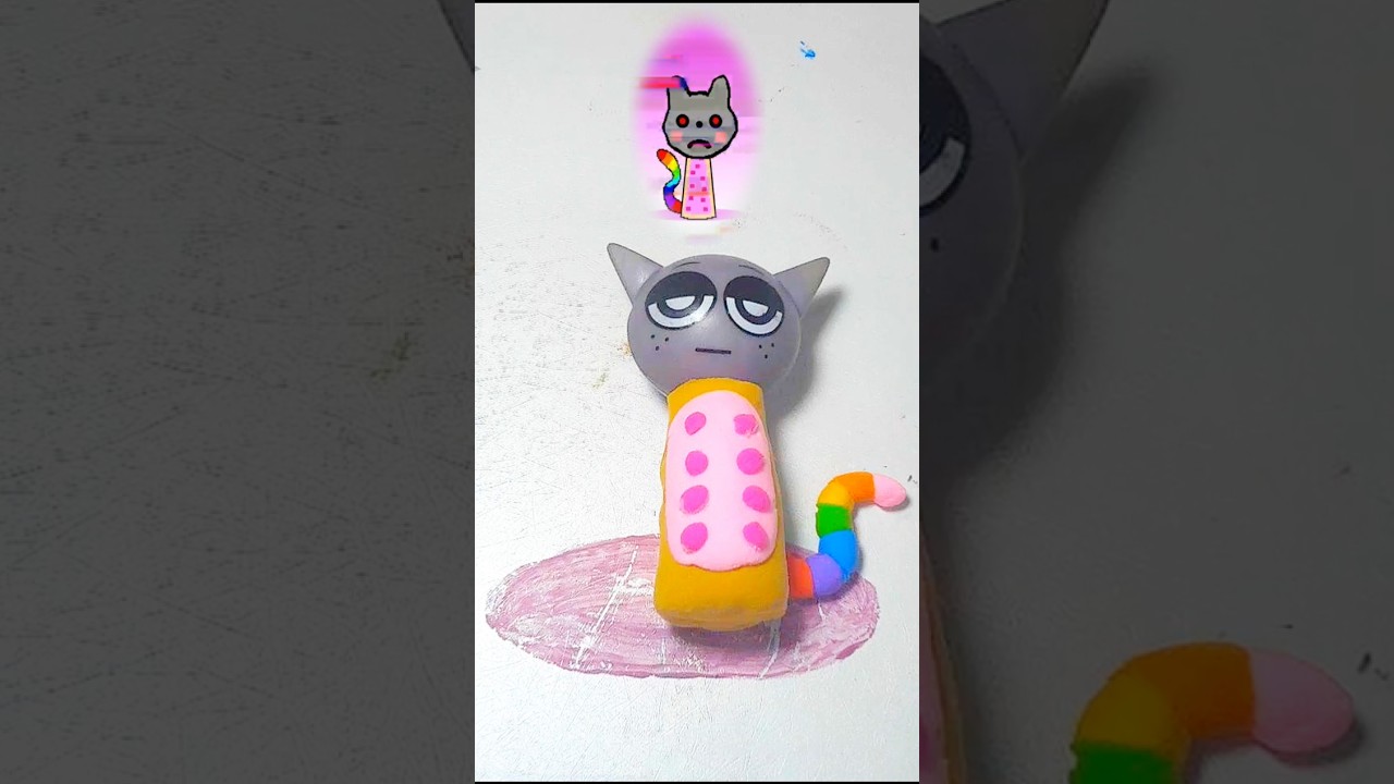 Sprunki OC NYAM CAT Stop motion #sprunki #incredibox #incrediboxsprunki #stopmotion