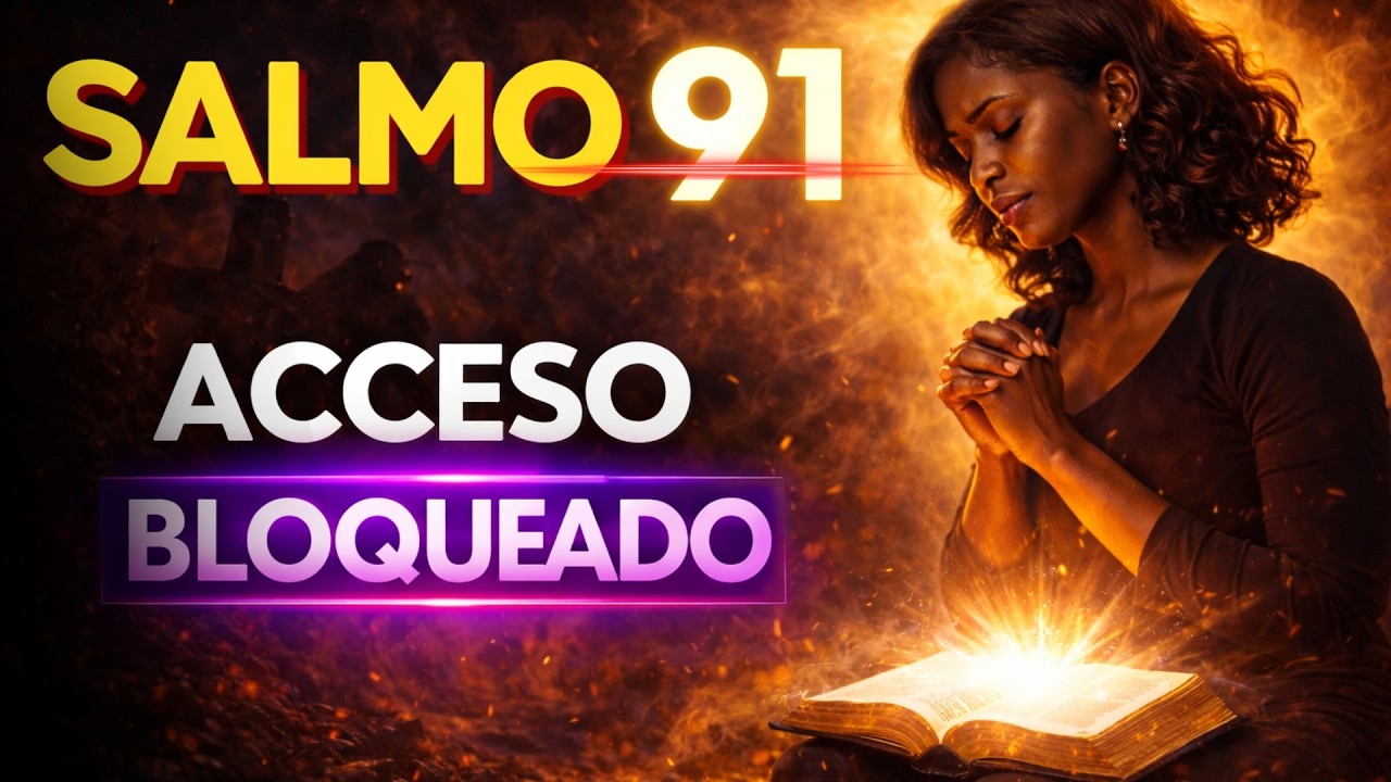 ⚔️ SALMO 91 + 35 + 109: ¡BLOQUEA todo espíritu de monitoreo que vela por tu éxito!