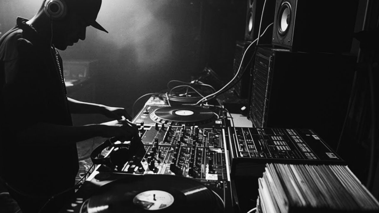 Classic 80s Hip-Hop DJ Booth Mix  Vinyl Scratching & Underground Vibes