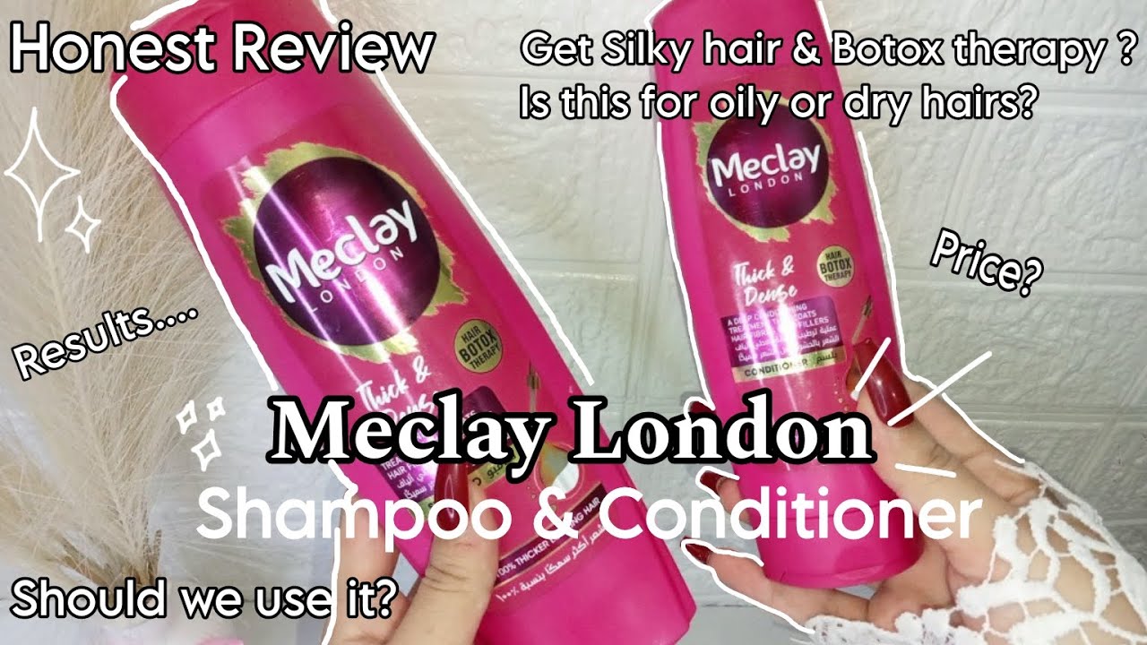 Meclay London Shampoo & Conditioner honest Review/ Price?/Should we use it? @Glamwithfiza