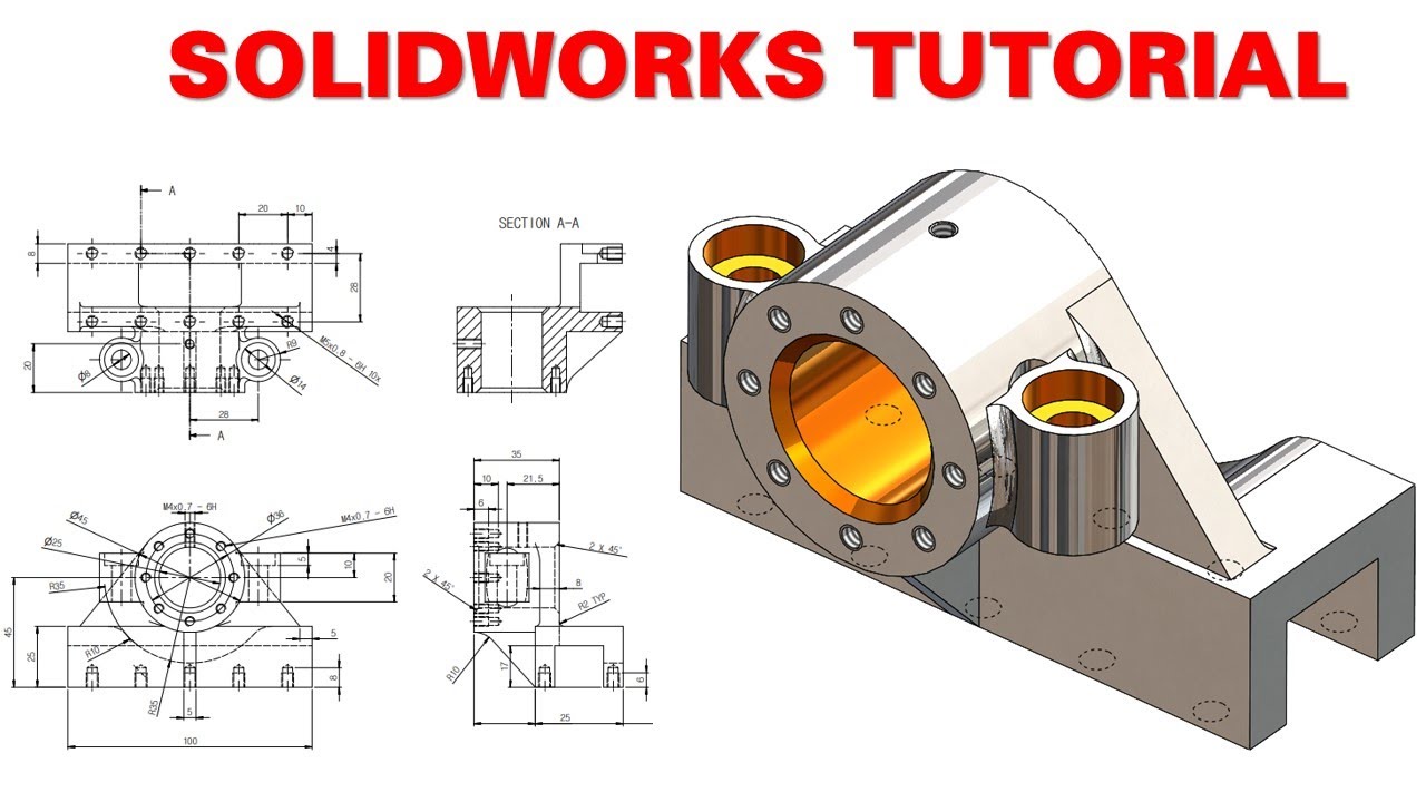 SolidWorks Tutorial #57 | Solidworks 3D Drawing Guide - Design Parameters