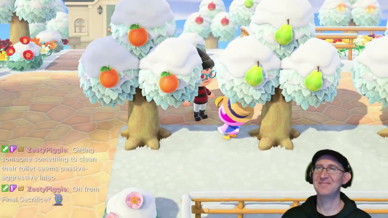 Crossing with animals