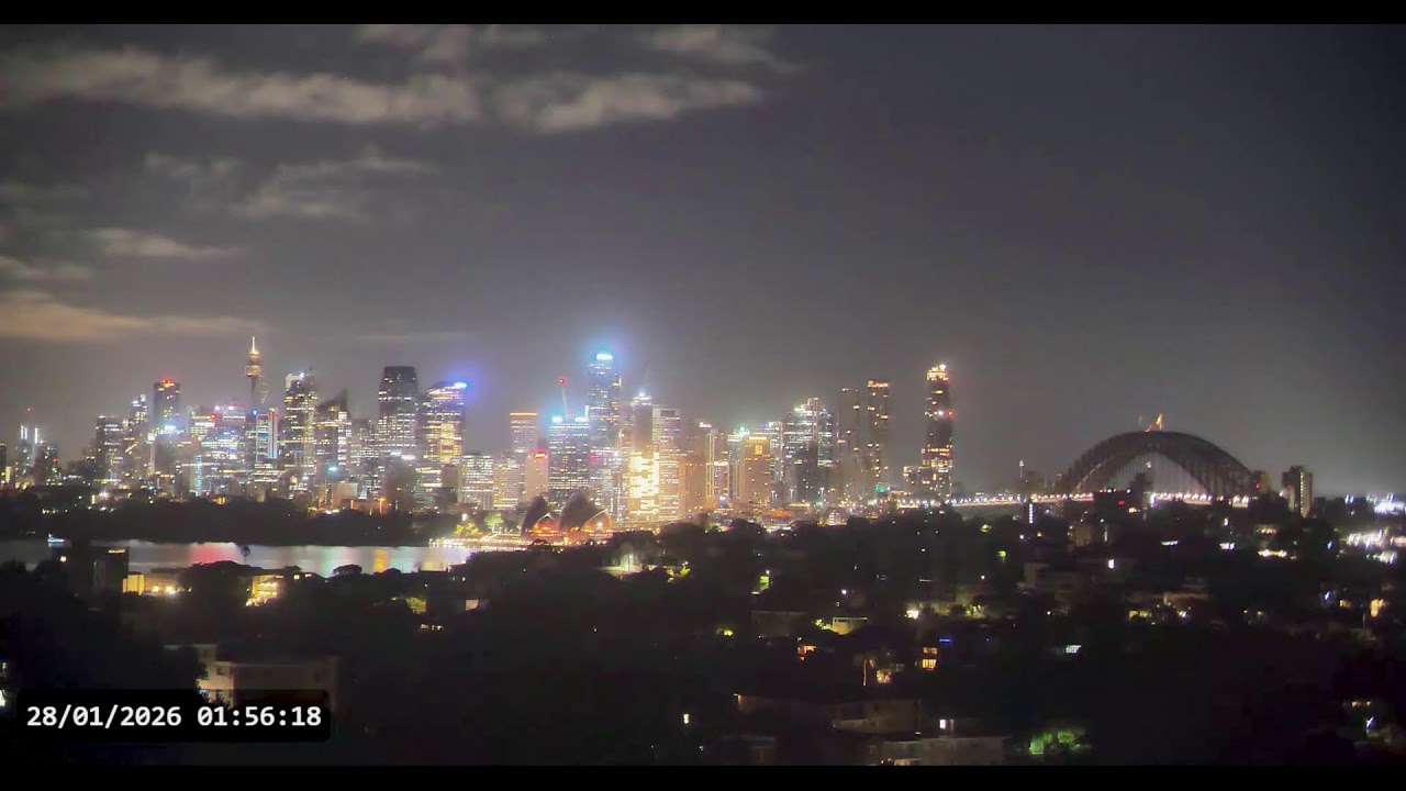 Sydney Australia Live 4K HDR Ultrawide Webcam Stream