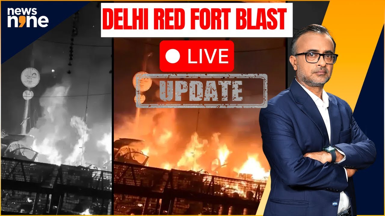 BIG BLAST NEAR RED FORT | Multiple Vehicles Caught Fire | News9