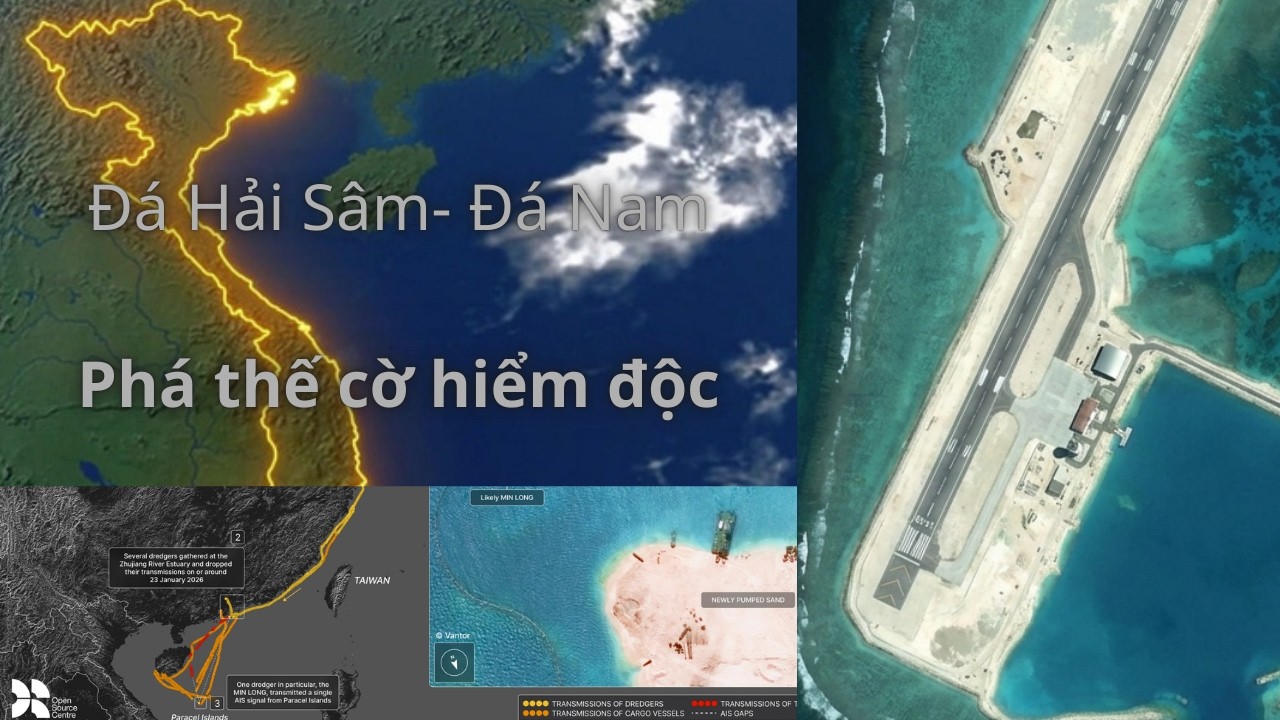 Từ Đá Hải Sâm tới Đá Nam- phá thế cờ hiểm độc.