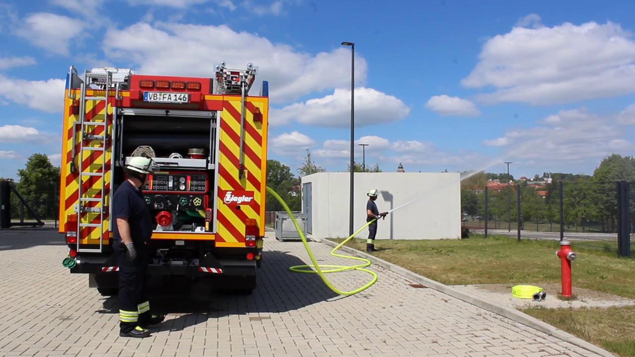 Pumpenschulung 1-46 HLF 20  Wasserabgabe über die 