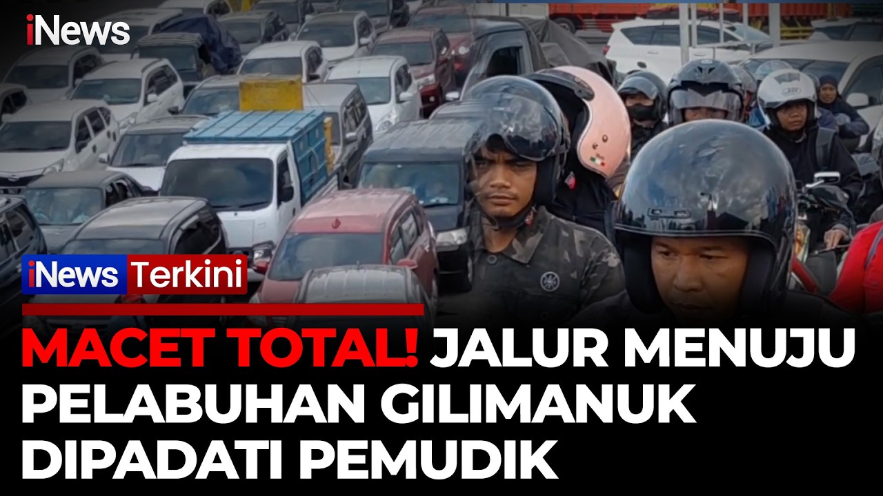 Macet Horor! Antrean Mudik ke Pelabuhan Gilimanuk Mengular Puluhan Kilometer | iNews Terkini