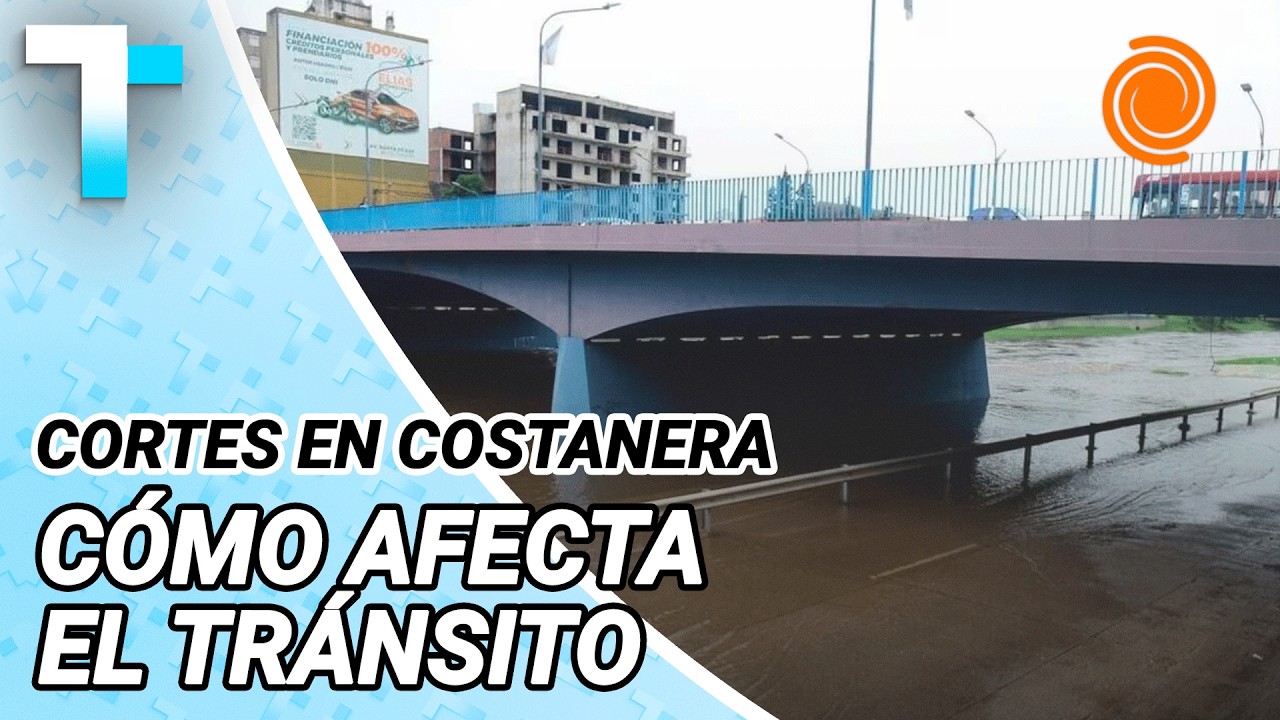 Lluvia sin parar en Córdoba: ríos crecidos, cortes en Costanera y demoras en el tránsito
