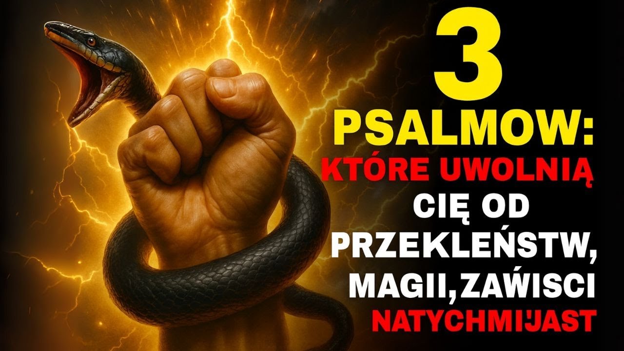 Te 3 Psalmy KOŃCZĄ WSZELKIE ZŁO, CZARNOKSIĘŻNICE I KLĄTWY!